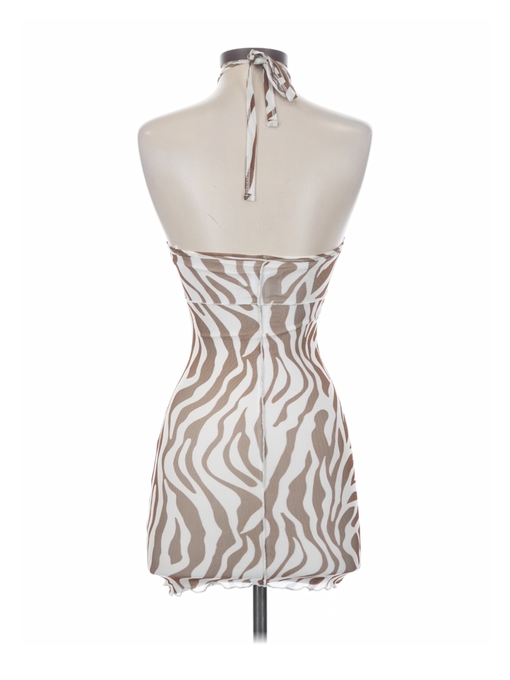 Princess Polly Zebra Halter Mini Dress